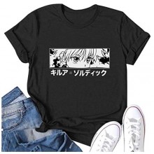 Aoliandatong Hunter X Hunter Graphic T-Shirt HXH Gon Killua Hisoka Anime Top Tee
