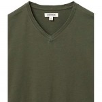 Brand - Goodthreads Men's Heavyweight Oversized Short-Sleeve V-Neck T-Shirt