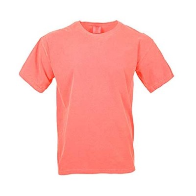 Comfort Colors Men's Adult Short Sleeve Tee  Style 1717 (Large  Neon Orange)