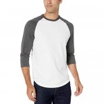 Essentials Men's Regular-fit 3/4 Sleeve Baseball T-Shirt
