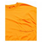 Hanes mens Men's Workwear Short Sleeve Tee (2-pack) T Shirt Safety Orange XX-Large US