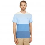 Lacoste Men's Short Sleeve Ombre Colorblock Lightweight Pique T-Shirt