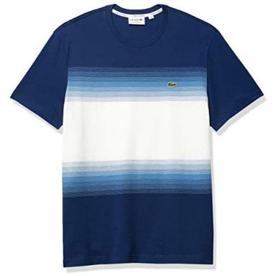 Lacoste Men's Short Sleeve Ombre Regular Fit T-Shirt