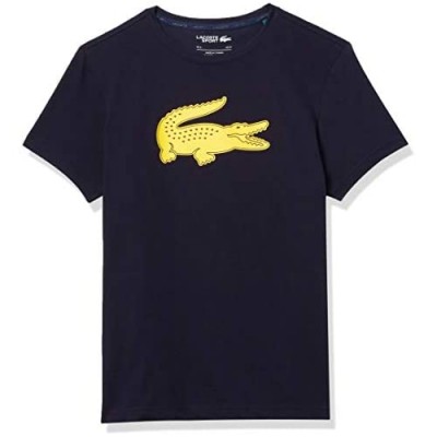 Lacoste Men's Sport Short Sleeve Ultra Dry Croc Graphic T-Shirt