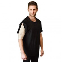 Post Shoulder Surgery Recovery & Rehab Shirt with Stick On Fasteners