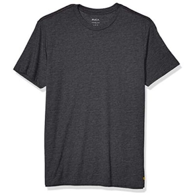 RVCA Men's Solo Label Short Sleeve Crew Neck T-Shirt