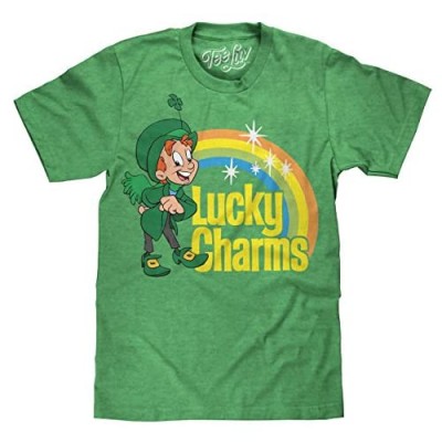 Tee Luv Lucky Charms T-Shirt - Green Lucky The Leprechaun Shirt