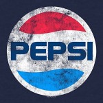 Tee Luv Pepsi T-Shirt - Distressed Pepsi Cola Classic 70s Logo Shirt