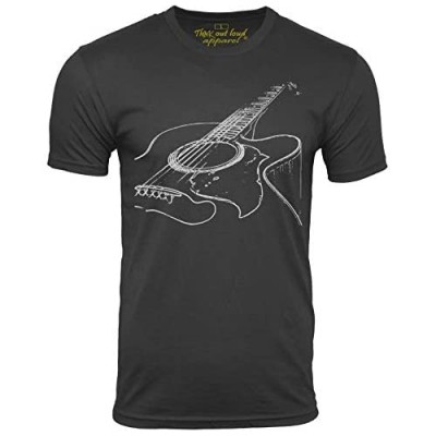 Think Out Loud Apparel Acoustic Guitar Player T Shirt Cool Musician Tee Music T Shirt Artistic Tshirt