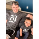 Unique Baby Fathers Day Daddy and Me Shirts Mr Fix It