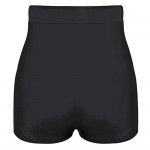 Mycoco Women's Super High Waist Swim Shorts Shirred Tummy Control Swimwear Tankini Bikini Bottoms