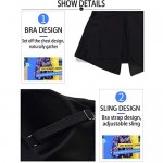 ProEtrade Plus Size Swimsuit for Women Two Piece Tankini Bathing Suit Swimwear Floral Pattern