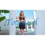 Tournesol Women's Swim Skirt High Waisted Bathing Suit Skirt Bikini Swimsuit Bottoms