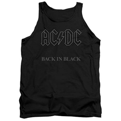 ACDC Back in Black Adult Tank Top