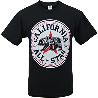 California All Star Cali Life Bandana Bear Mens Shirt