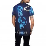 INTERESTPRINT Men's Scorpion to Scorpio of Zodiac and Horoscope Concept Baseball Jersey Button Down Shirt