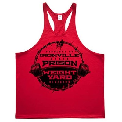 Ironville Department of Corrections Weight Yard Division Prison Stringer Tank Top