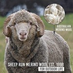 SHEEP RUN 100% Merino Wool Men's Lightweight Moisture Wicking Breathable Tank Top