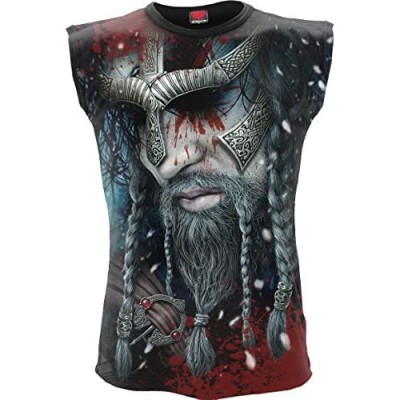 Spiral - Viking Wrap - Allover Sleeveless T-Shirt Black