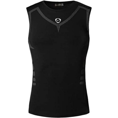 Sportides Men's Sports Breathable Wicking Quick Dry Vest Tee Tank Top Summer Running Training LSL3306