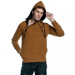 COOFANDY Men's Sherpa Lined Fleece Hoodies Heavyweight Hooded Sweatshirt Winter Jacket Sport Outwear