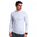 Soojun Men's Slim Fit Turtleneck Long Sleeve Shirts Pullover Shirts