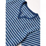 Splendid Mills Men's Short Sleeve Henley Striped Tee