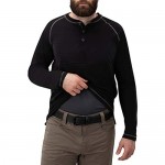 Vertx Action Weaponguard Henley Heather Charcoal/Black X-Large