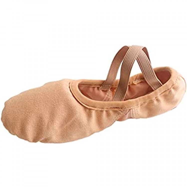 Ballet Shoes for Women Professional Stretch Canvas Yoga Dance Slippers/Flats Three Pieces Leather Sole