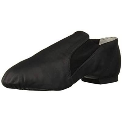 Bloch Dance Women's Elasta Bootie Leather and Elastic Split Sole Jazz Shoe