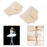 Dance Paw Pads Lyrical Ballet Belly Dance Foot Thong Paws Half Sole Foot Toe Undies Forefoot Pad Fitness Accessory for Women Girls S M L XL(S)