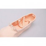 DANSGIRL Canvas Split Sole Ballet Shoes for Women Classic Dancing Shoes Ballet Dance Slippers Adults/Kids(3.5M-12M)