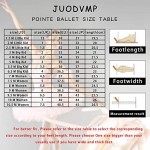 JUODVMP Ballet Point Shoes for Girls Professional Satin/Canvas Ballet Dance Shoe for Girls and Women Practice Ballet Pointe Shoes with Ribbon and Toe Pads Model TJ-ZJBL