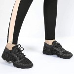 MAINCH Women Dance Sneakers Breathable Lady Split Sole Girls Ballroom Practice Athletic Walking Shoes