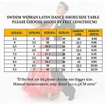 SWDZM Latin Dance Shoes Women Closed Toe Ballroom Salsa Modern Tango Party Perfermance Practice Dance Shoes Model-513/518