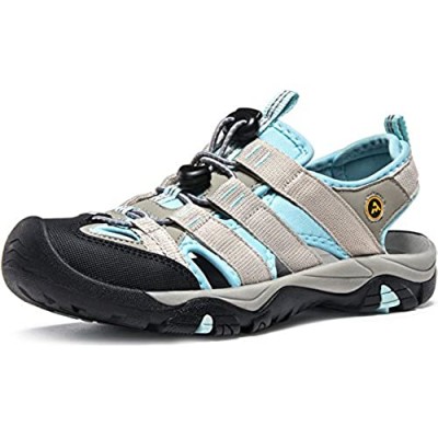 ATIKA Women Athletic Outdoor Sandal  Closed Toe Lightweight Walking Water Shoes  Summer Sport Hiking Sandals