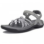Viakix Womens Walking Sandals – Comfortable Stylish Athletic Sandals with Arch Support for Hiking Outdoors Travel Sports (Medium and Narrow Widths)