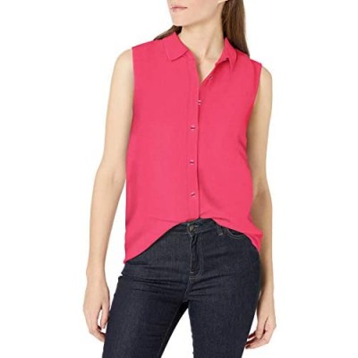  Essentials Women's Sleeveless Linen Shirt
