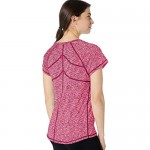 Hi-Tec Women's Blinn Space Dye Short Sleeve Active Tee Shirt
