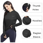 HISKYWIN Womens UPF 50+ Sun Protection Tops Long Sleeve Half-Zip Thumb Hole Outdoor Performance Workout Shirt