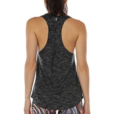 icyzone Workout Tank Tops for Women - Athletic Yoga Tops  Racerback Running Tank Top  Gym Exercise Shirts