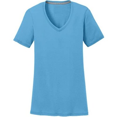 Ladies Moisture Wicking Performance V-Neck T-Shirts in Sizes XS-4XL
