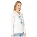 Life is Good Womens V-Neck Long Sleeve Graphic T-Shirt Collection