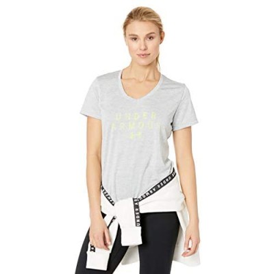 Under Armour Women's Tech V-Neck Graphic - Twist Short Sleeve T-Shirt
