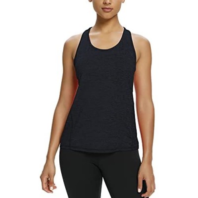 Workout Tops for Women Sleeveless Racer-Back Yoga Tank Tops Athletic Running Exercise Gym Shirts
