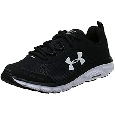Under Armour mens Charged Assert 8 Running Shoe  Black/White  12.5 X-Wide US