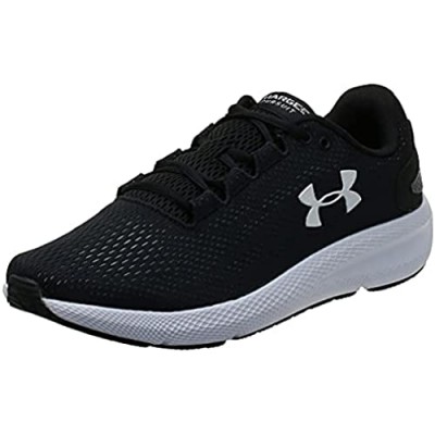 Under Armour Men's Charged Pursuit 2 Running Shoe  Black (001)/White  14