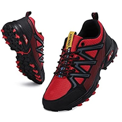 AX BOXING Men's Trail Running Shoes Anti-Skid Walking Shoes Athletic Road Running Footwear