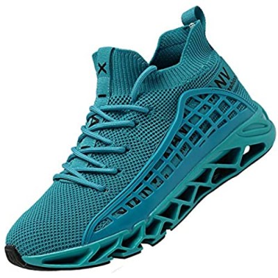 DUORO Mens Athletic Running Shoes Mesh Lightweight Sneakers Breathable Stylish Athletic Gym Shoes Casual Sport Shoes for Walking