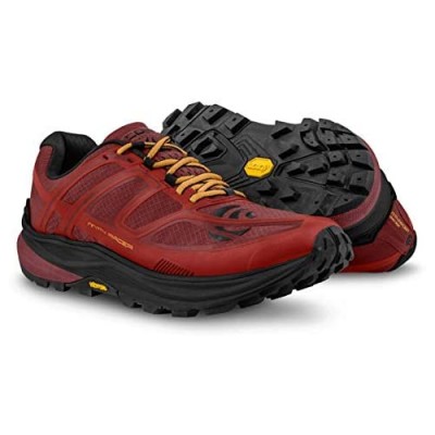 Topo Athletic Men's MTN Racer Trail Running Shoe  Red/Orange  Size 8